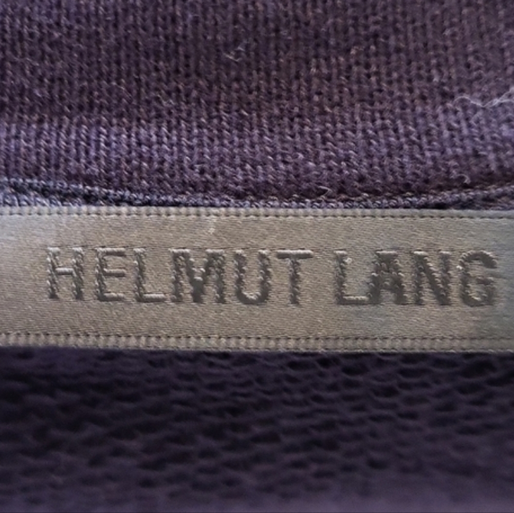 Helmut Lang Vintage Terry Cloth Elastic Hem Adjustable Sleeves Blue Size XS - Picture 8 of 12